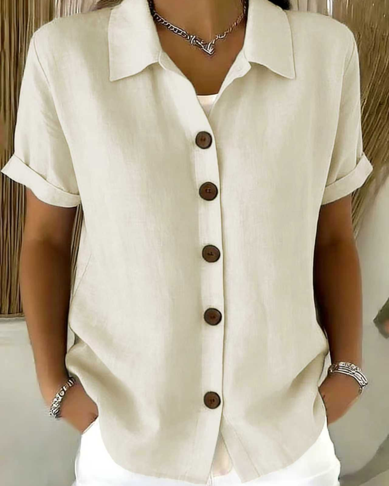 Sofia | Button-Front Blouse