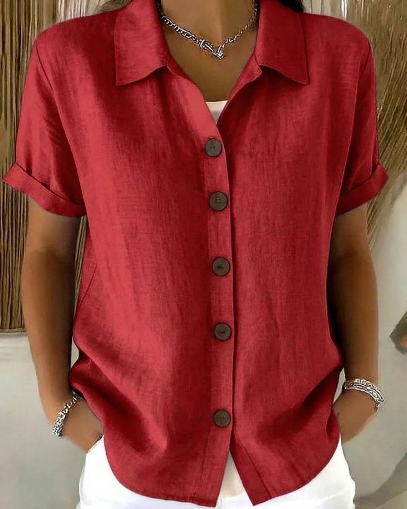 Sofia | Button-Front Blouse